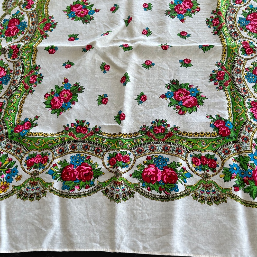 Hand Painted All Wool Cashmere scarf